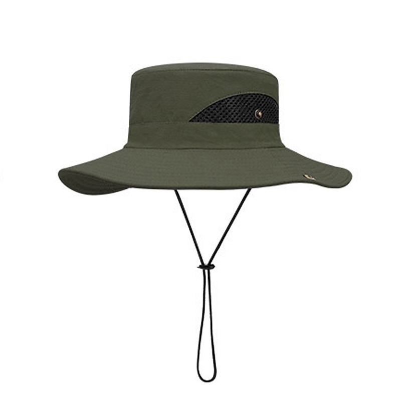 Hiking Hat Sun Hat for Men/Women, Sun Protection Wide Brim Bucket Hat Waterproof Breathable Packable Boonie Hat for Fishing Camping Hiking 16