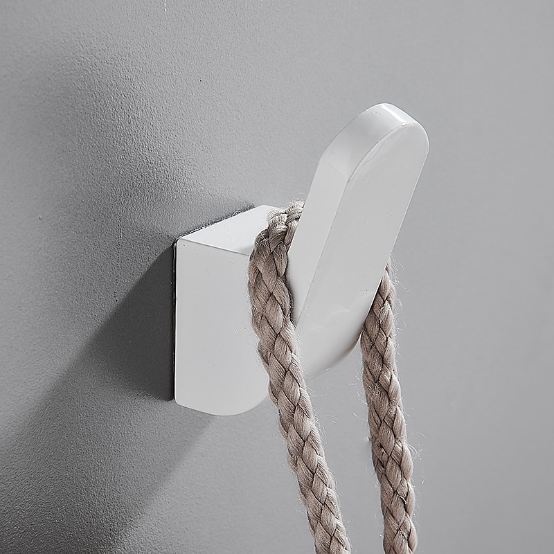 Multifunction Robe Hooks Aluminum for Bathroom and Kitchen Wall Mounted New Design 3pcs4