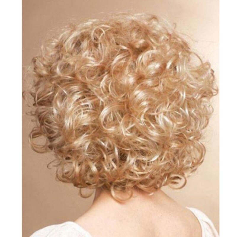 Roaring 20S Wig Synthetic Wig Curly Curly Wig Short Blonde Synthetic Hair Women's Blonde Christmas Party Wigs2
