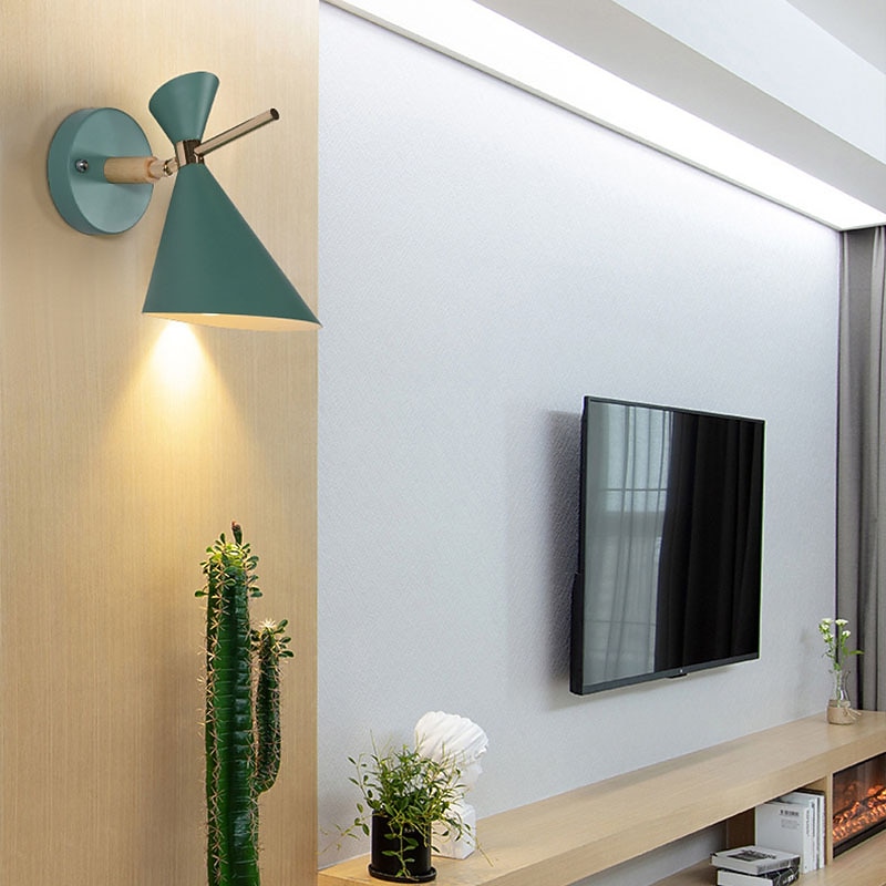 Traditional Classic Nordic Style Wall Lamps Wall Sconces Bedroom Shops  Cafes Iron Wall Light 110-120V 220-240V2