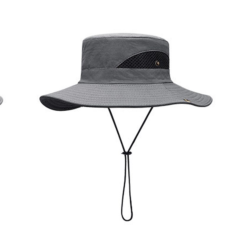 Hiking Hat Sun Hat for Men/Women, Sun Protection Wide Brim Bucket Hat Waterproof Breathable Packable Boonie Hat for Fishing Camping Hiking 18