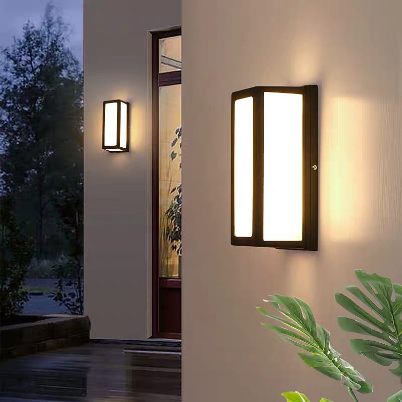 Outdoor Wall Lights Waterproof Outdoor Wall Lights Outdoor Iron Metal Wall light 110-120v 220-240v 18W