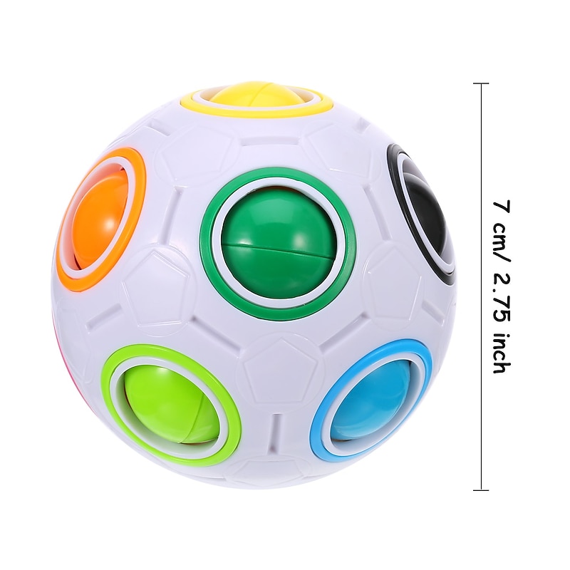 Speed Cube Set 1 pcs Magic Cube IQ Cube Stress Reliever Puzzle Cube BallAdults' Toy Gift2