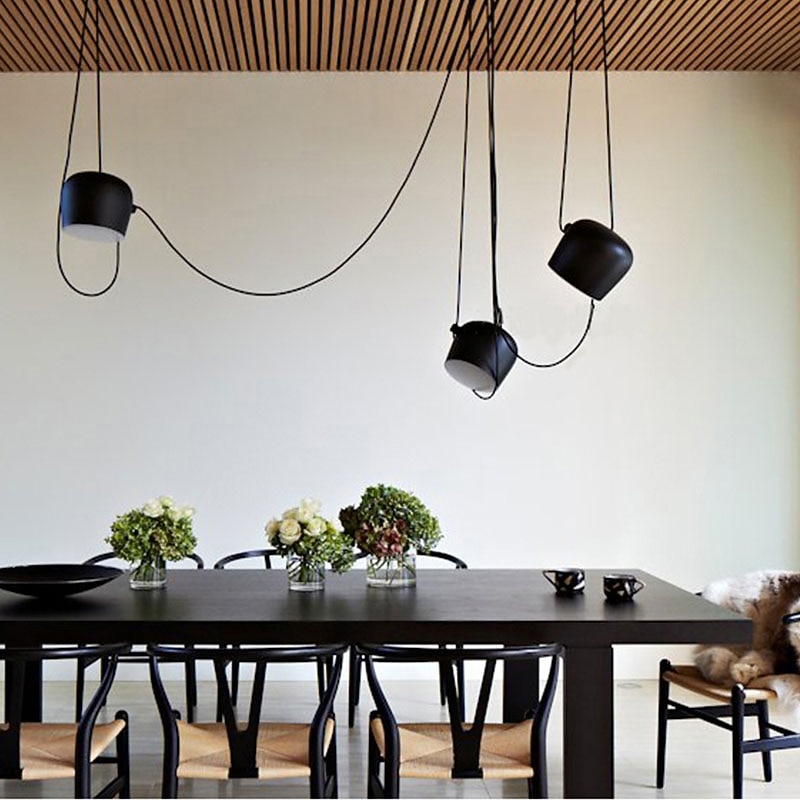 23 cm Single Design Pendant Light Metal Painted Finishes Modern Nordic Style 110-120V 220-240V2