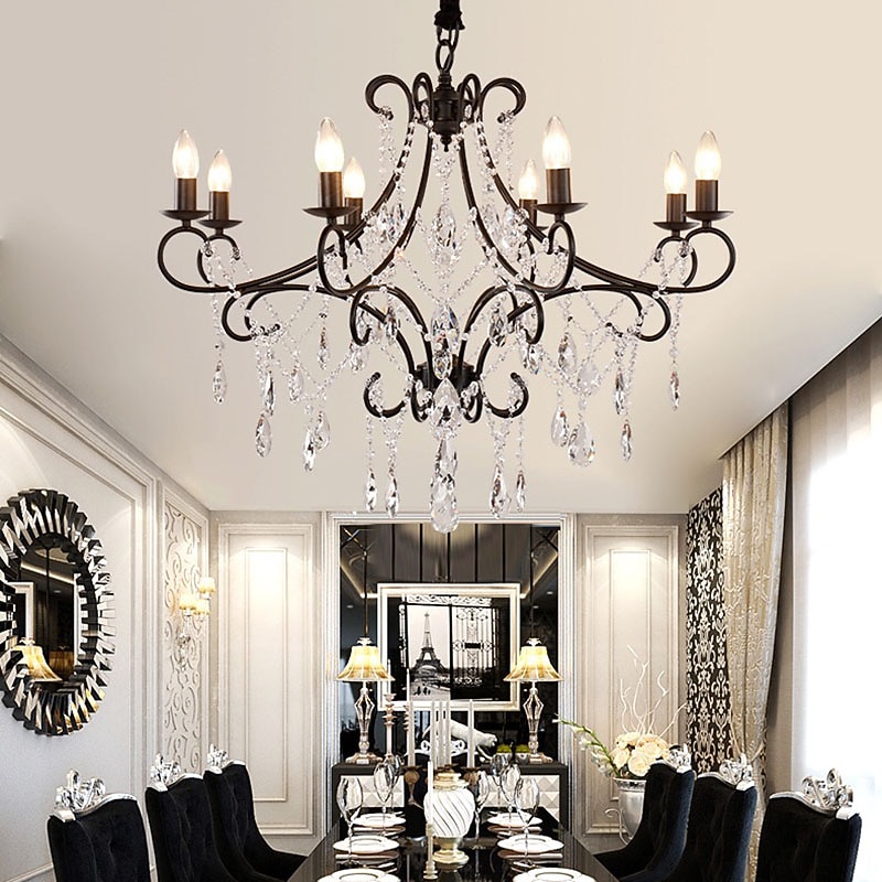 82 cm Pendant Lantern Design Chandelier Metal Painted Finishes Modern 110-120V 220-240V 2025 - $732.39