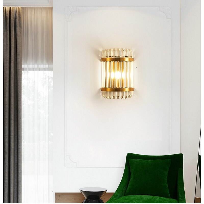 Crystal Wall Lamps Wall Sconces Bedroom Kids Room Steel Wall Light 110-120V 220-240V 5 W / E14 / E12 / CE Certified