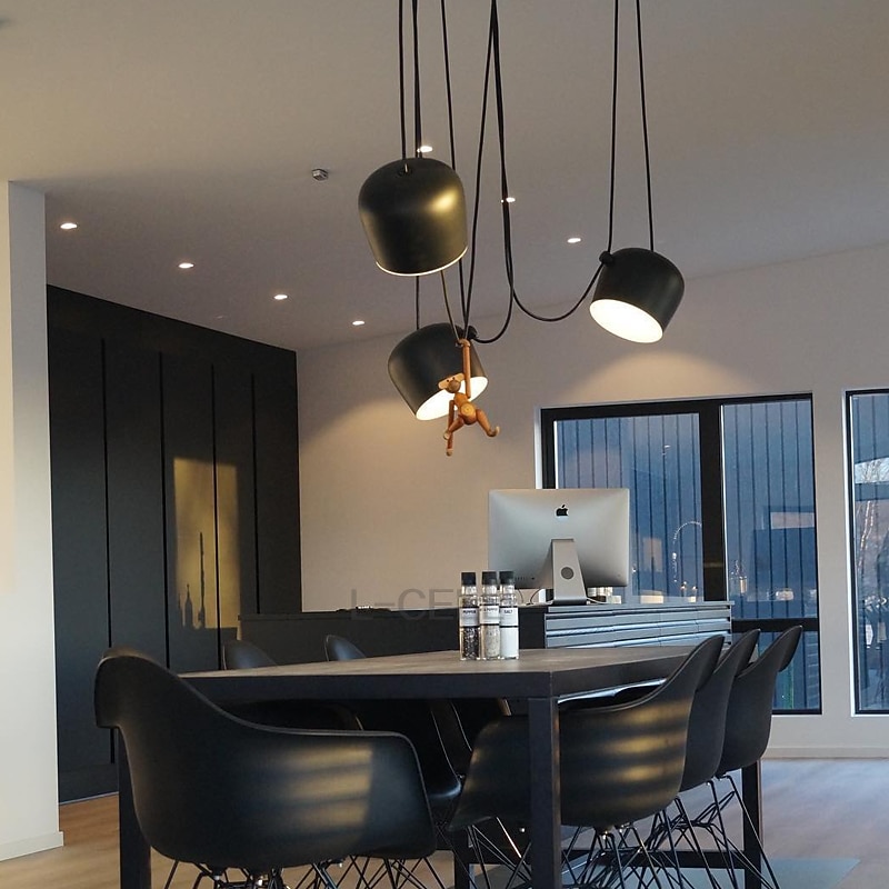 23 cm Single Design Pendant Light Metal Painted Finishes Modern Nordic Style 110-120V 220-240V4