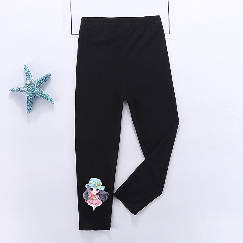 Girls' 3D Print Leggings Tights Rayon Kids Toddler School3