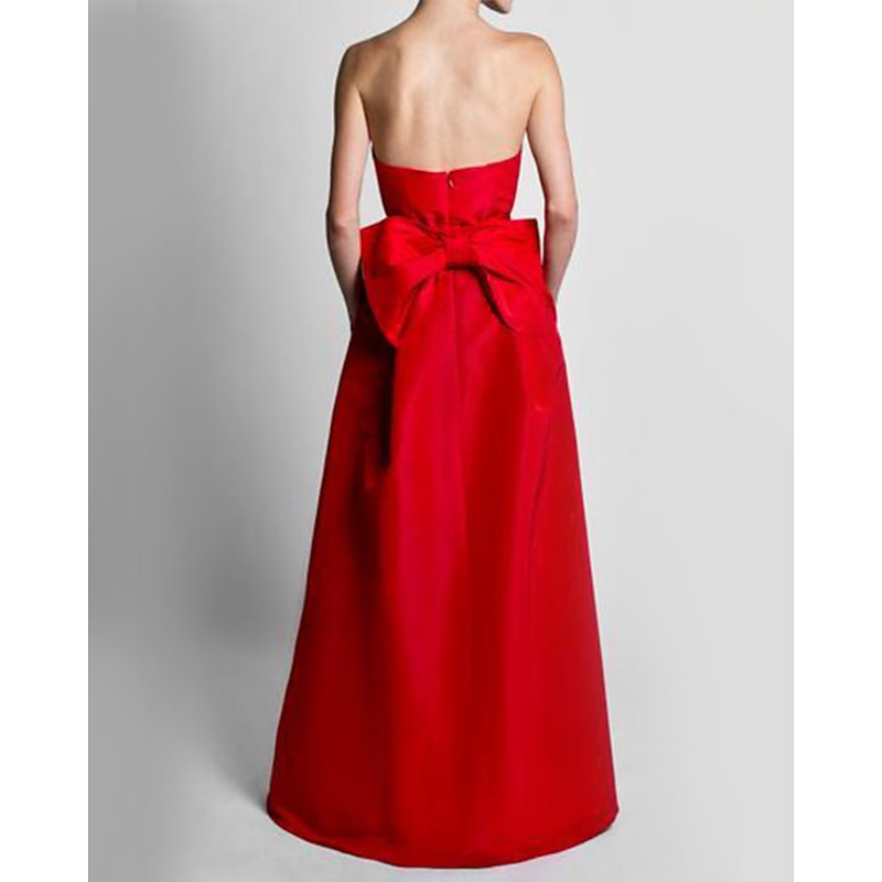 Jumpsuits Elegant Dress Wedding Guest Detachable Sleeveless Sweetheart Pocket Satin with Bow(s) Overskirt3