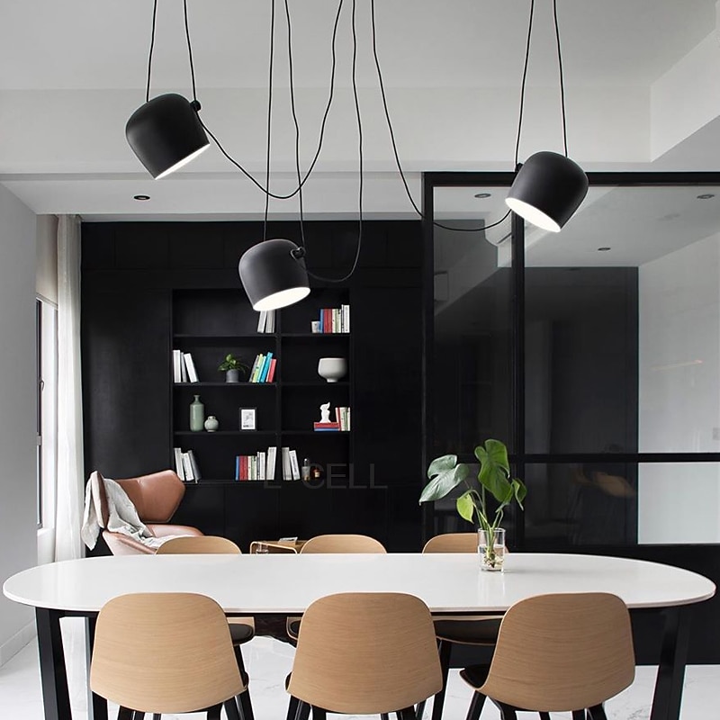 23 cm Single Design Pendant Light Metal Painted Finishes Modern Nordic Style 110-120V 220-240V