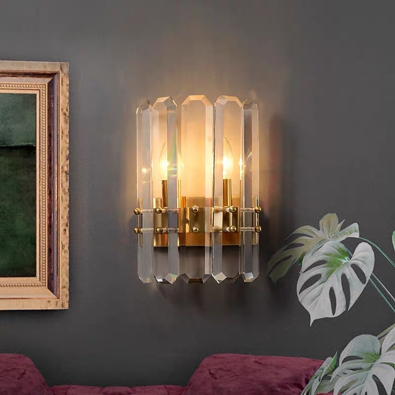 Crystal Modern Wall Lamps Wall Sconces Bedroom Kids Room Steel Wall Light 110-120V 220-240V 5 W / E14 / E12 / CE Certified