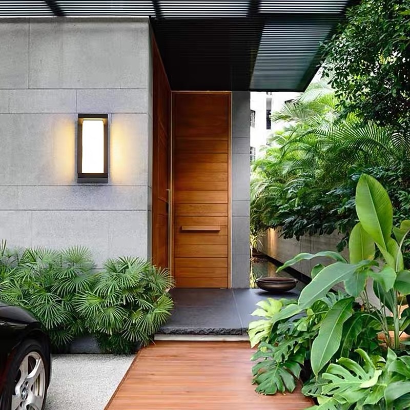 Outdoor Wall Lights Waterproof Outdoor Wall Lights Outdoor Iron Metal Wall Light 110-120V 220-240V 18 W