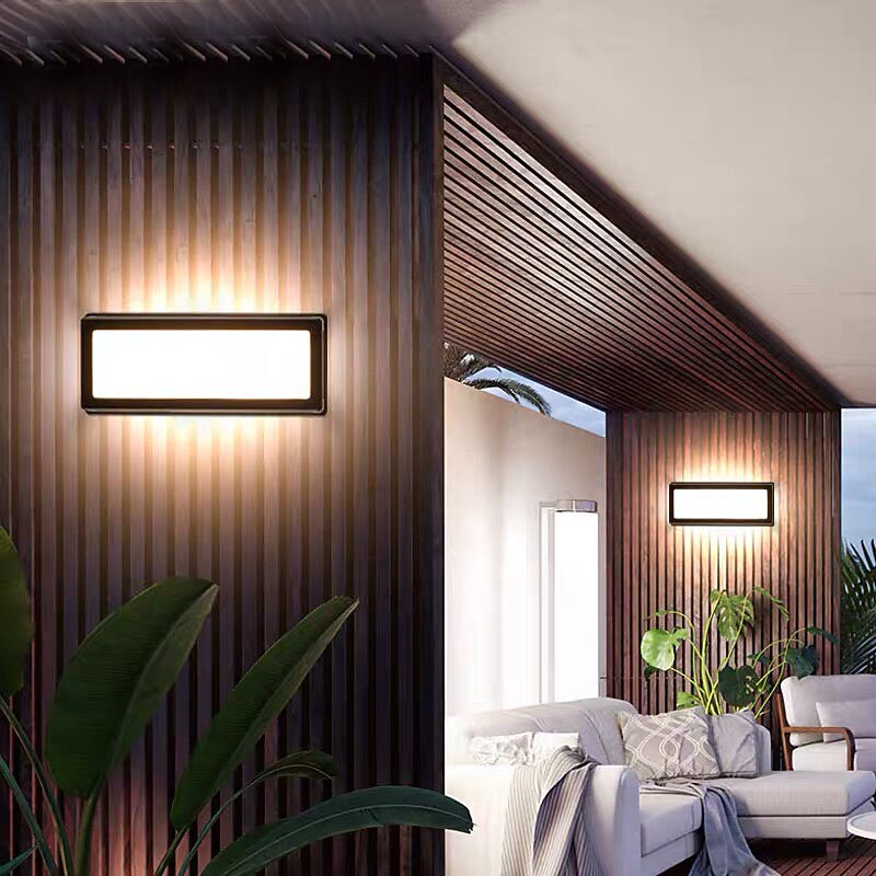 Outdoor Wall Lights Waterproof Outdoor Wall Lights Outdoor Iron Metal Wall light 110-120v 220-240v 18W4