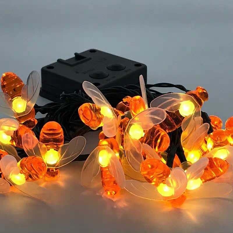 5m Outdoor Solar String Lights, 20 LEDs, Waterproof LED Garden Light for Christmas Party & Holiday