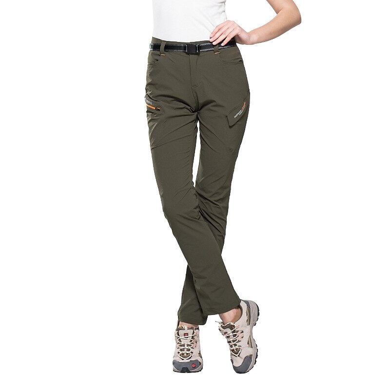 Women's Hiking Pants Trousers Summer Outdoor Waterproof Skin Friendly Comfort Quick Dry Bottoms Black Army Green Elastane Hunting Fishing Camping / Hiking / Caving L XL XXL XXXL 4XL3