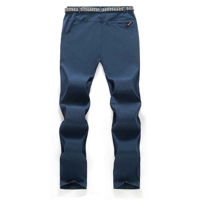 Men's Hiking Pants Trousers Patchwork Summer Outdoor Waterproof Windproof Quick Dry Zipper Pocket Bottoms Black Army Green Hunting Fishing Climbing S M L XL XXL4