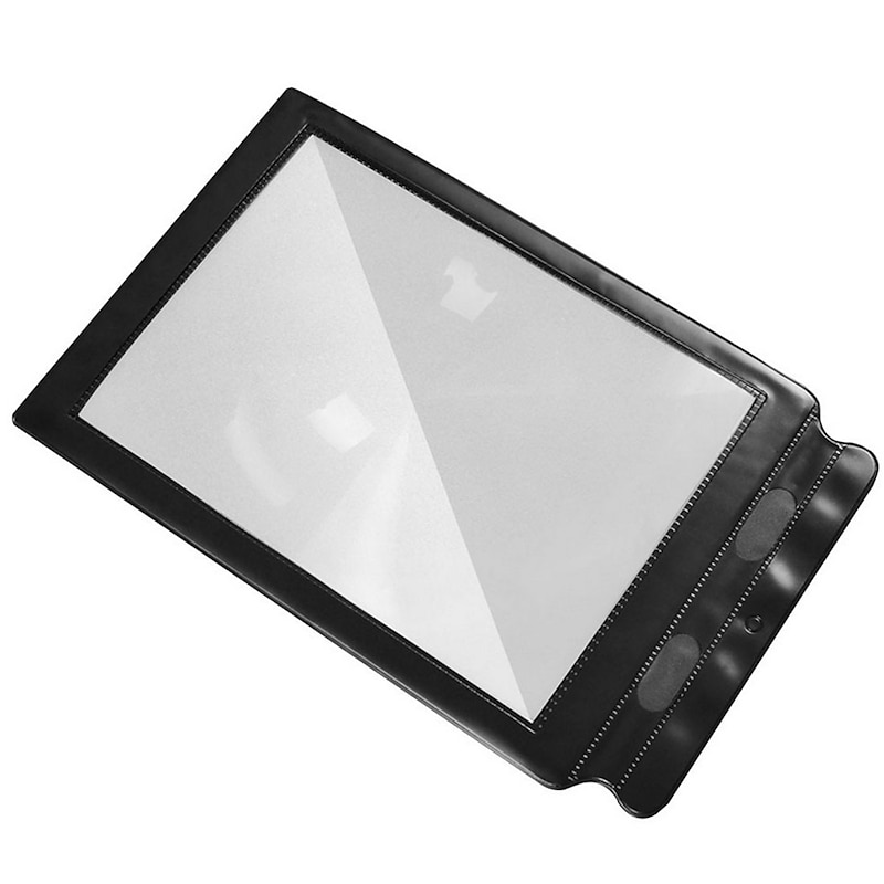 2pcs A4 Full Page Magnifying Glass Portable Reading Magnifier Auxiliary Lens Reading Tool Gifts For The Elderly Parents, Back to School Gift2