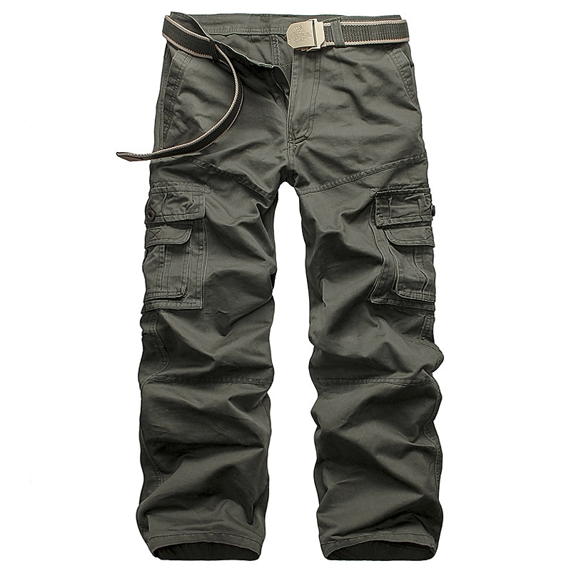 Men's Cargo Pants Work Pants Tactical Cargo Pants Military Summer Spring Outdoor Ripstop Quick Dry Multi Pockets Wear Resistance Pants / Trousers Bottoms Black Army Green Hunting Climbing Camping3
