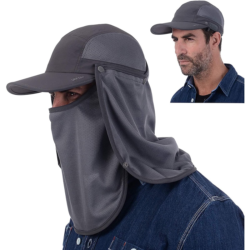 Men's Unisex Bucket Hat Sun Hat Fishing Hat Dark Grey Navy Outdoor Fishing Solid Colored Waterproof UV Protection Breathable Quick Dry