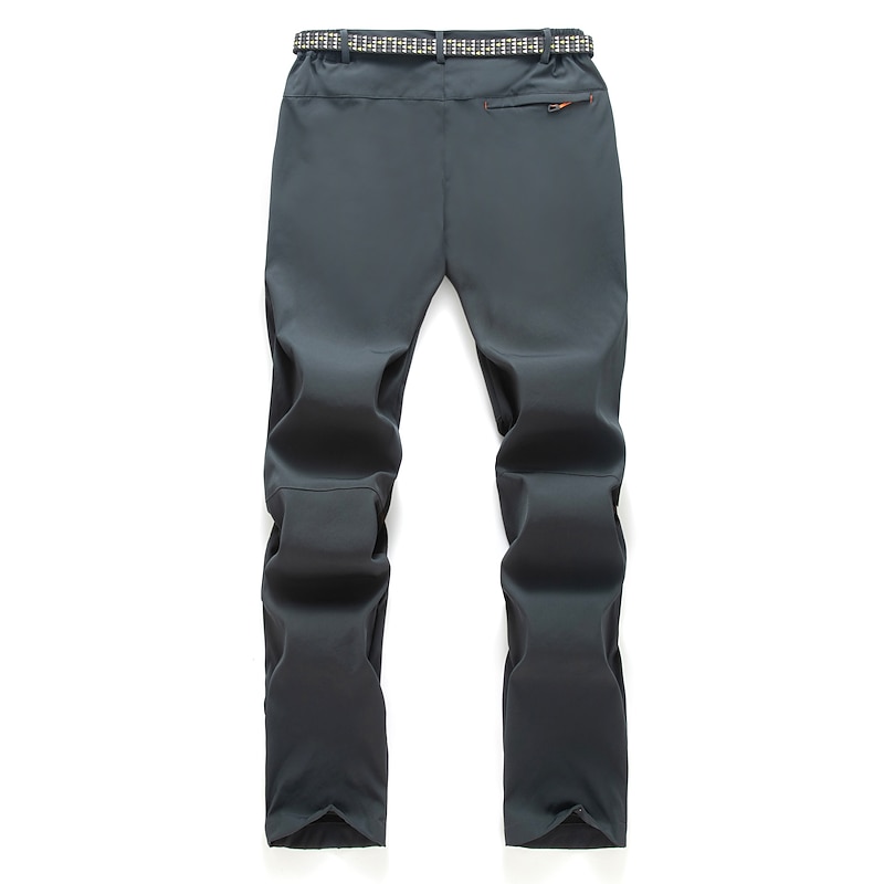 Men's Hiking Pants Trousers Patchwork Summer Outdoor Waterproof Windproof Quick Dry Zipper Pocket Bottoms Black Army Green Hunting Fishing Climbing S M L XL XXL2