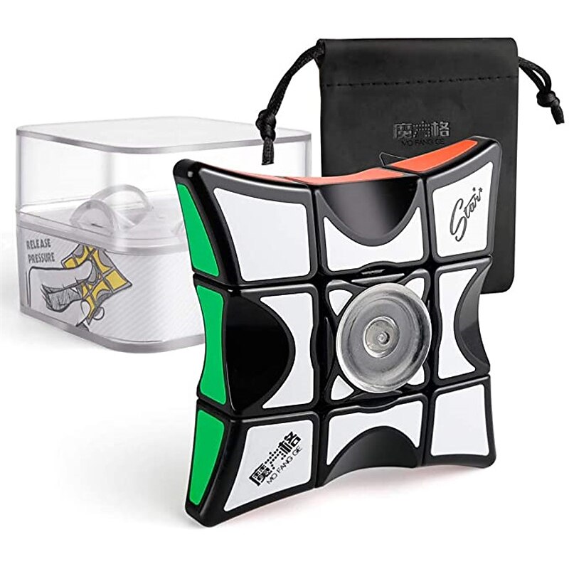Speed Cube Set 1 pcs Magic Cube IQ Cube 1*3*3 Finger Toy Magic Cube Spinning Top Puzzle Cube Professional Level Gift SpeedToy Gift2
