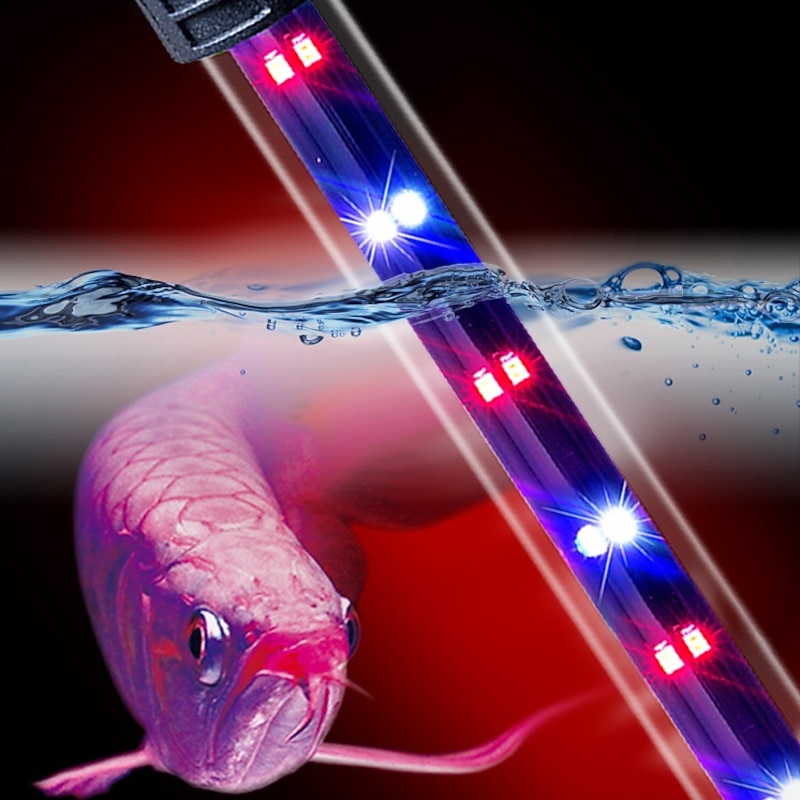 Aquarium Light LED Waterproof Fish Tank Light Underwater Fish Lamp Aquariums Decor Lighting Plant Grow Lamp 220-240V2