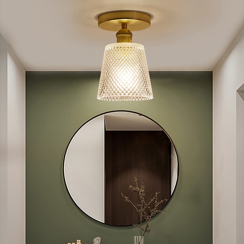 13 cm Single Design Pendant Light Ceiling Lights Glass Glass Electroplated Modern Nordic Style 110-120V 220-240V2