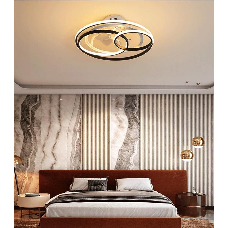 50 cm Geometric Dimmable Ceiling Fan Light Artistic Style Modern Style Stylish Painted Finishes LED Modern 220-240V3