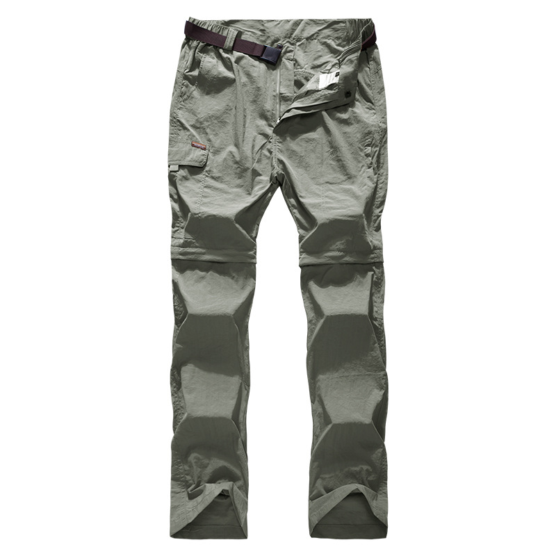 Men's Convertible Zip Off Pants Hiking Pants Trousers Work Pants Summer Outdoor Ripstop Skin Friendly Multi-Pockets Quick Dry Pants / Trousers Black Army Green Hunting Fishing Climbing M L XL XXL XXXL3