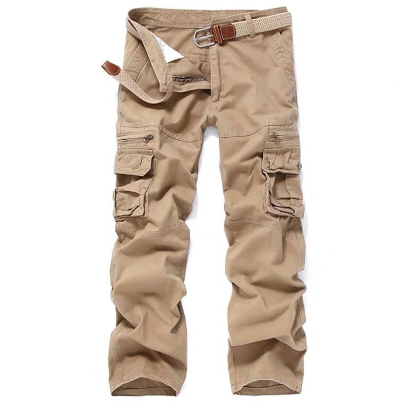 Men's Cargo Pants Hiking Pants Trousers Work Pants Camo Summer Spring Winter Outdoor Ripstop Soft Wear Resistance Breathable Pants / Trousers Bottoms Dark Grey Black Cotton Hunting Fishing Climbing3