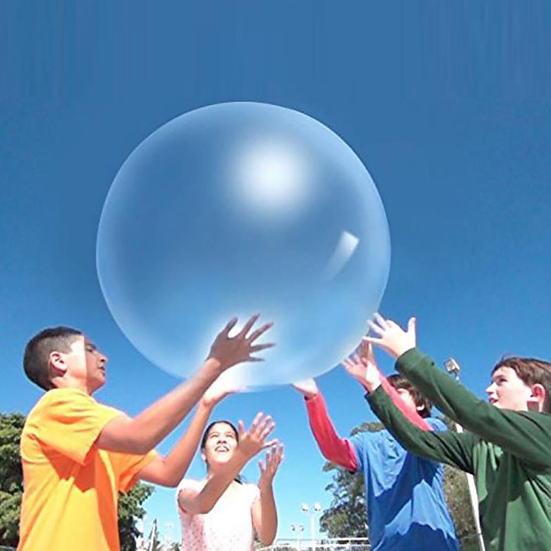 Water Bubble Ball , Balloon Inflatable Water-Filled Ball Soft Rubber Ball for Outdoor Beach Pool Party2