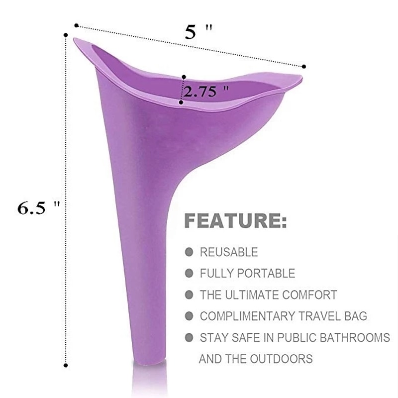 Female Urinal Pee Funnel Portable Urination Device for Camping Travel Hiking Gear,Urinal for Women2