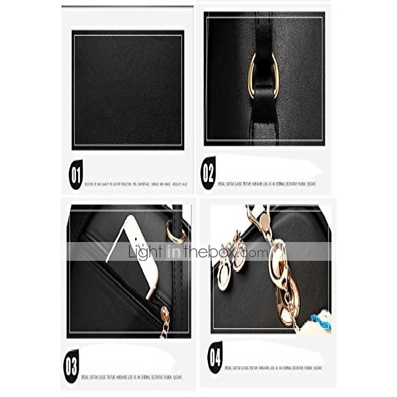 Women's School Bag Bookbag Commuter Backpack Outdoor Daily Traveling Solid Color PU Leather Large Capacity Buttons Zipper Light Blue Light Gray Wine3