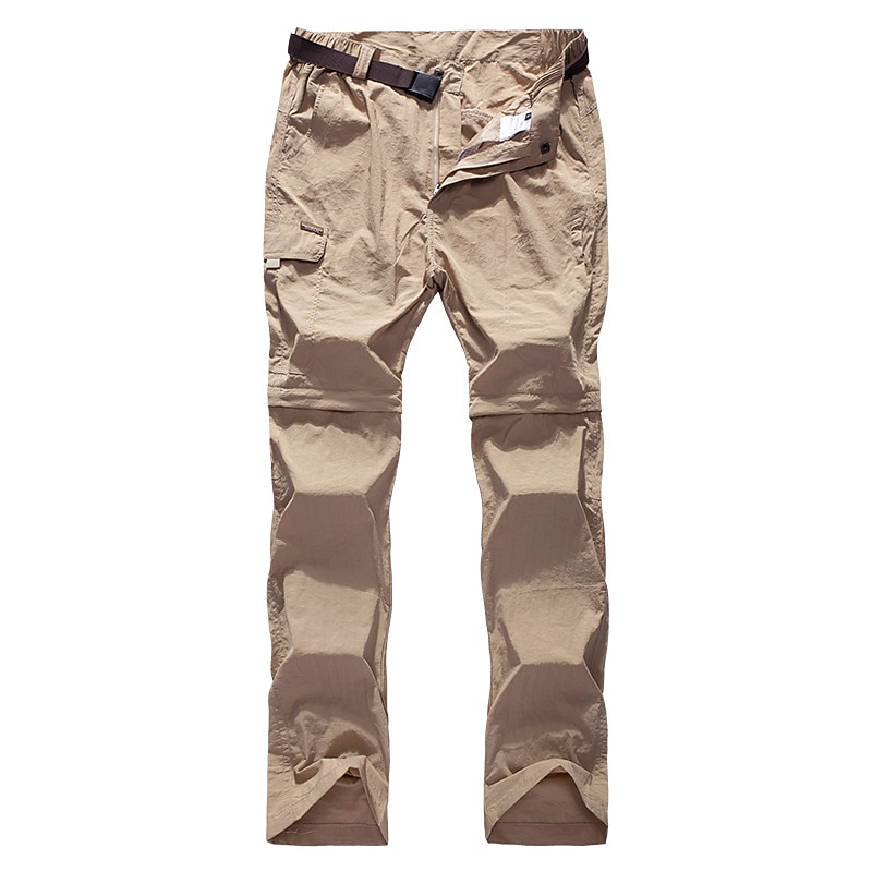 Men's Convertible Zip Off Pants Hiking Pants Trousers Work Pants Summer Outdoor Ripstop Skin Friendly Multi-Pockets Quick Dry Pants / Trousers Black Army Green Hunting Fishing Climbing M L XL XXL XXXL4