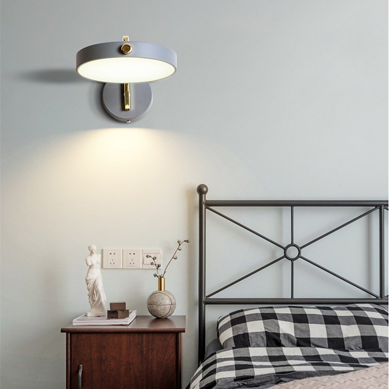 Creative LED Wall Light Modern Iron Wall Sconce for Bedroom Dining Room 220-240V 10W Integrated CE Certified3