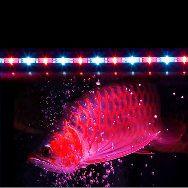 Aquarium Light LED Waterproof Fish Tank Light Underwater Fish Lamp Aquariums Decor Lighting Plant Grow Lamp 220-240V4