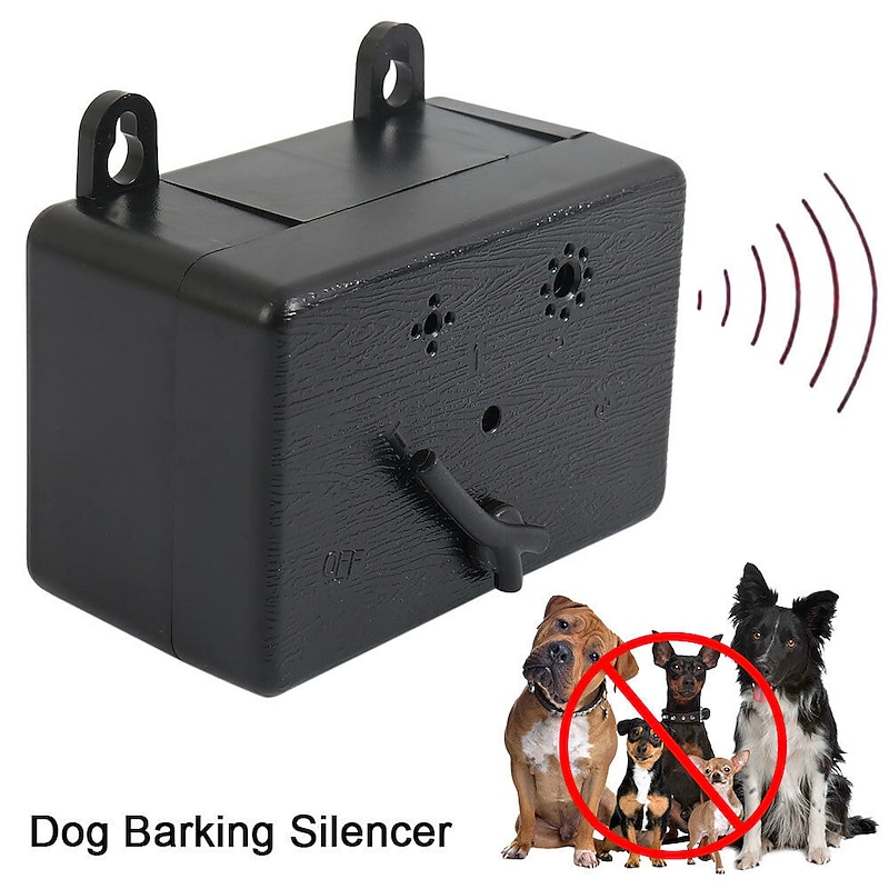 Dog Training Anti Bark Device Dog Barking Control Devices Dog Easy to InstallSonic Bark Deterrents Dog Anti Bark Plastic Ultrasonic For Pets