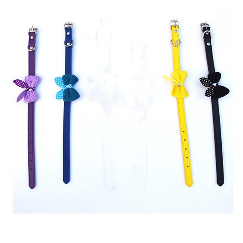 Dog Cat Pets Collar Safety Butterfly 1PC2