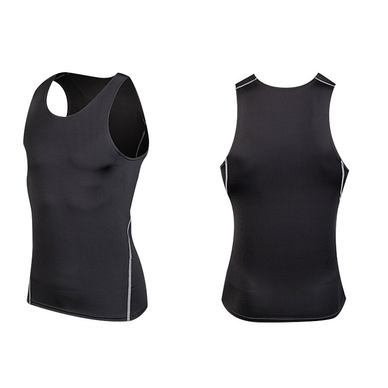 Men's Gym Tank Top Compression Tank Top Sleeveless Vest / Gilet Athletic Summer Solid Colored Quick Dry Soft Moisture Wicking Breathable Gym Workout Active Training Jogging Sportswear Activewear3