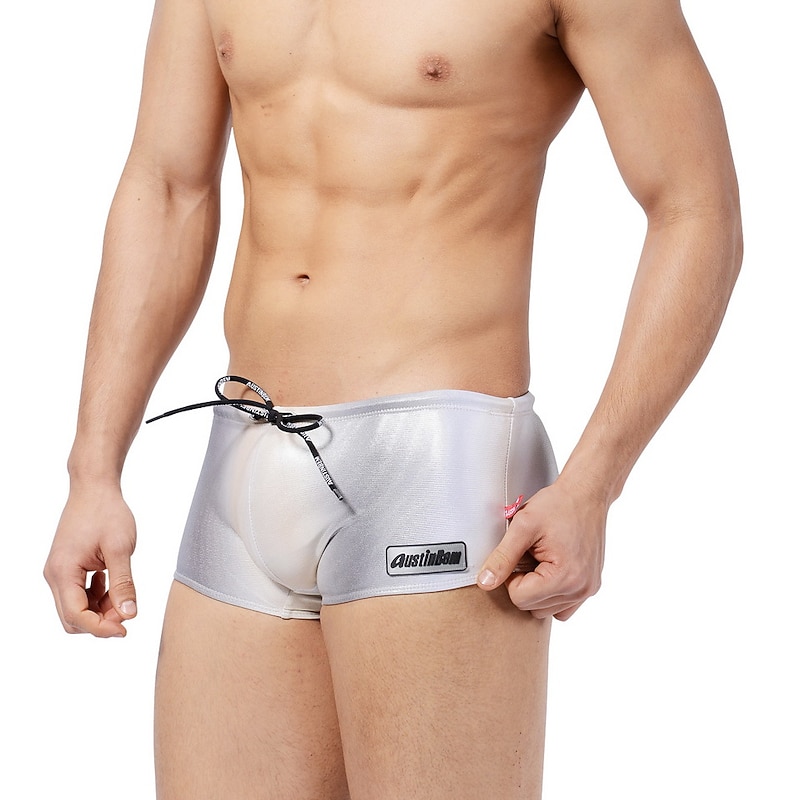 Men's Swim Trunks Swim Shorts Quick Dry Board Shorts Bathing Suit Drawstring Swimming Surfing Beach Water Sports Solid Colored Summer2