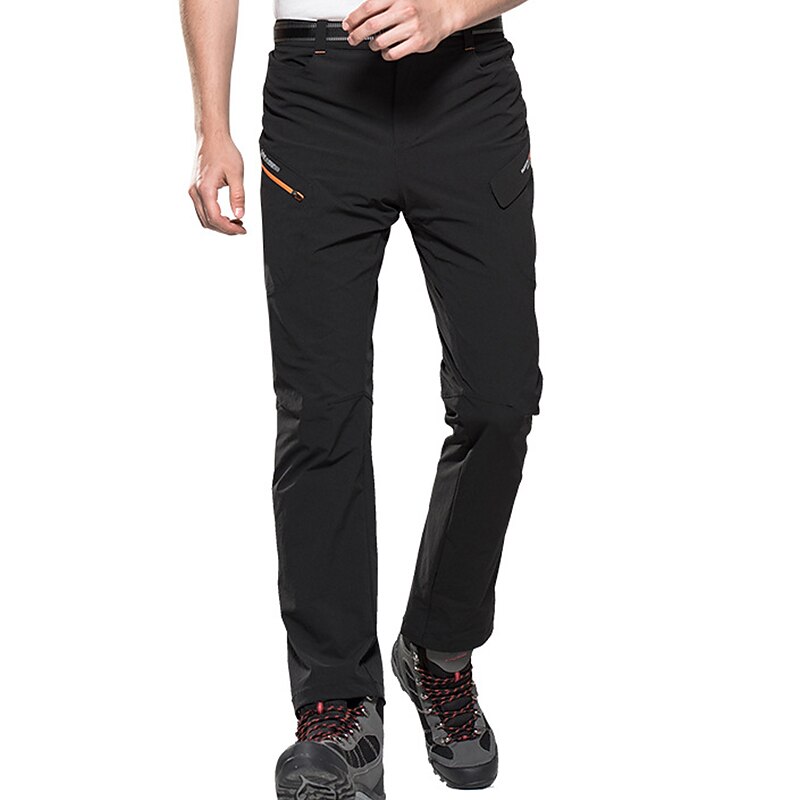 Men's Hiking Pants Trousers Summer Outdoor Waterproof Skin Friendly Comfort Quick Dry Bottoms Black Army Green Elastane Hunting Fishing Camping / Hiking / Caving L XL XXL XXXL 4XL4