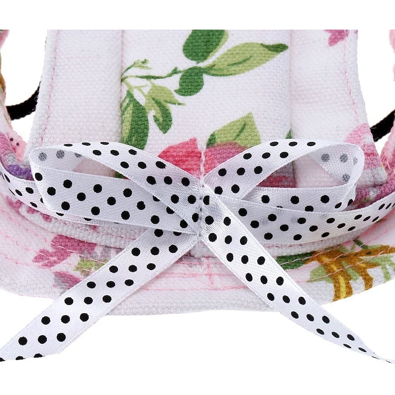Cat Dog Hats, Caps & Bandanas Bandanas & Hats Sport Hat Visor Cap Puppy Clothes Flower Style Casual Daily Headwarmers Spring, Fall, Winter, Summer Warm Dog Clothing2