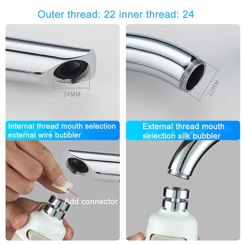 Rotatable Bathroom Kitchen Accessories Water Saver 3 Modes Water Tap Filter Faucet4