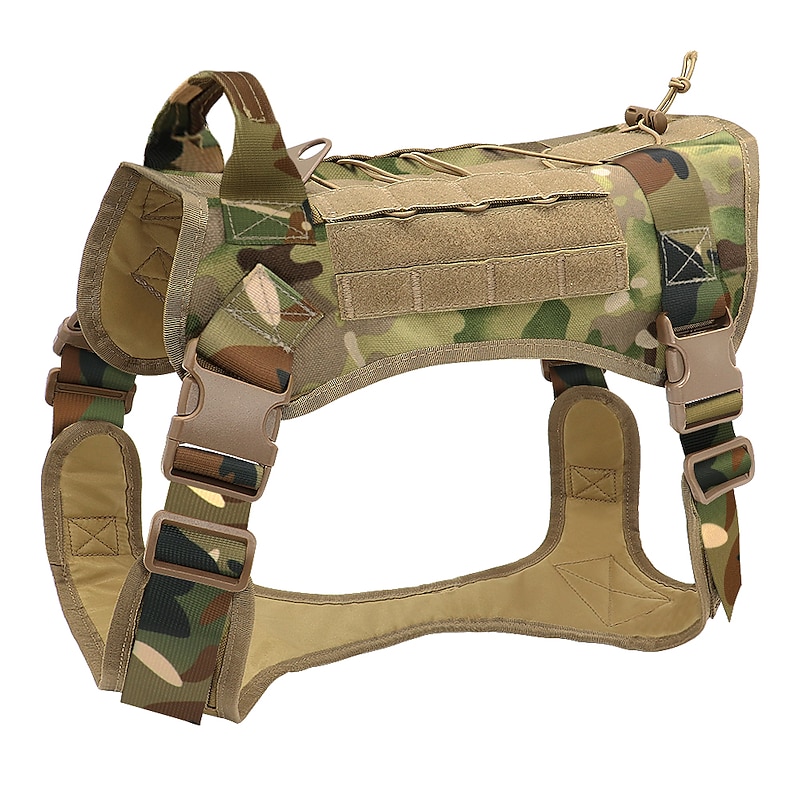 Dog Pets - Tactical Harness Vest Durable Outdoor Hunting Running Medium Dog Large Dog 1 set3