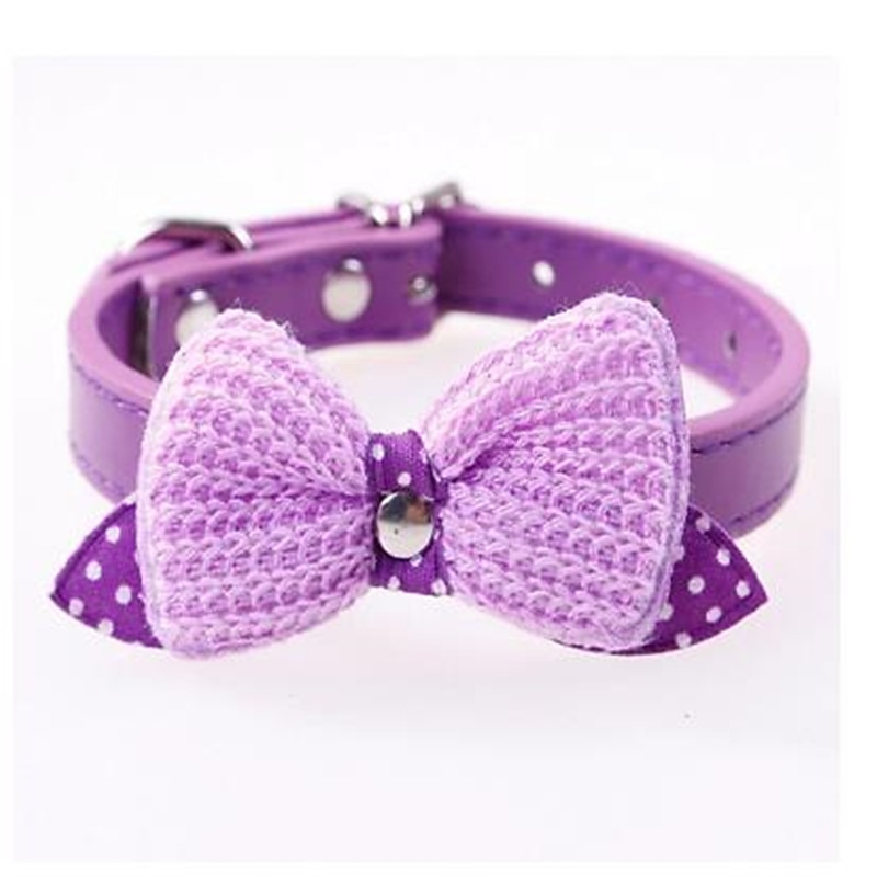 Dog Cat Pets Collar Safety Butterfly 1PC4