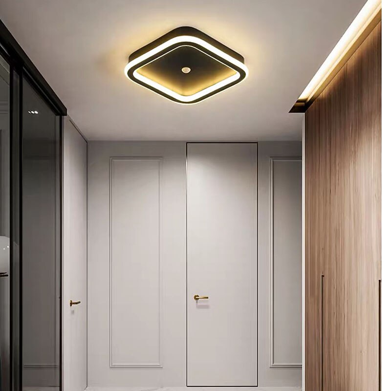 22 cm Pendant Lantern Design Flush Mount Lights Metal Acrylic Painted Finishes Modern 110-120V 220-240V