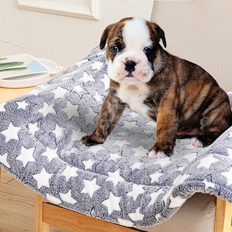 Soft Flannel Thickened Pet Soft Fleece Pad Pet Blanket Bed Mat For Dog Cat Sofa Cushion Bed for Cats Keep Warm Sleeping Cover3