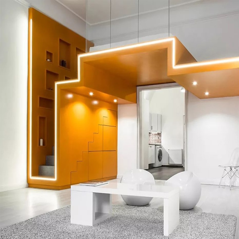 LED Strip Lights Wireless PIR Motion Sensor 3M LED Bed Closet Night Light 5V 2835 LED Strip AAA Battery Power Flexiable lamp Illumination4