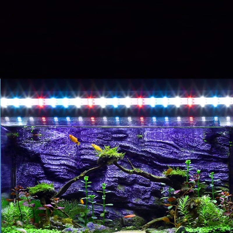 Aquarium Light LED Waterproof Fish Tank Light Underwater Fish Lamp Aquariums Decor Lighting Plant Grow Lamp 220-240V3