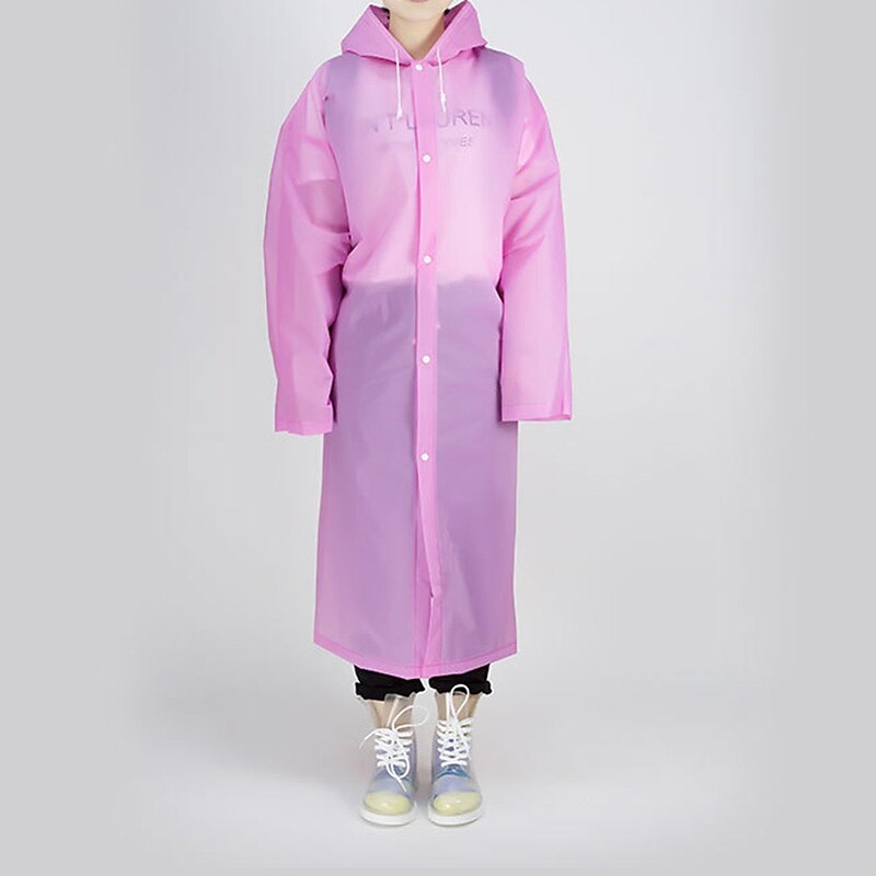 Men's Rain Poncho Rain Jacket Outdoor Waterproof Quick Dry Lightweight Sweat wicking Raincoat Poncho Top Fishing Climbing Beach White Red Purple Grey2